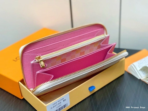 AAA Pruses Bags LOUIS cm WALLET-19.5*10.5*2.5 ZIPPY VUITTON 0714